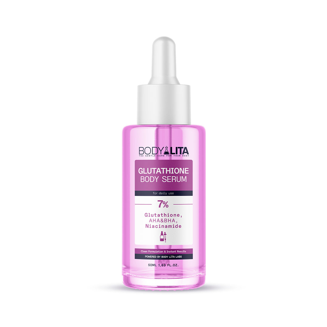 BodyLita Glutathione 7% Active Serum Body Serum, Brightening & Tone-Evening Treatment, 50ml