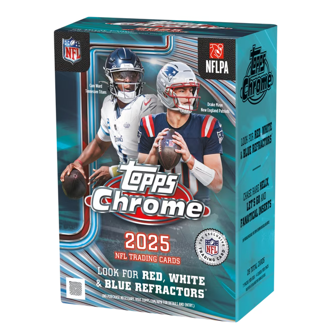 2025 Topps Chrome Football - Value Box