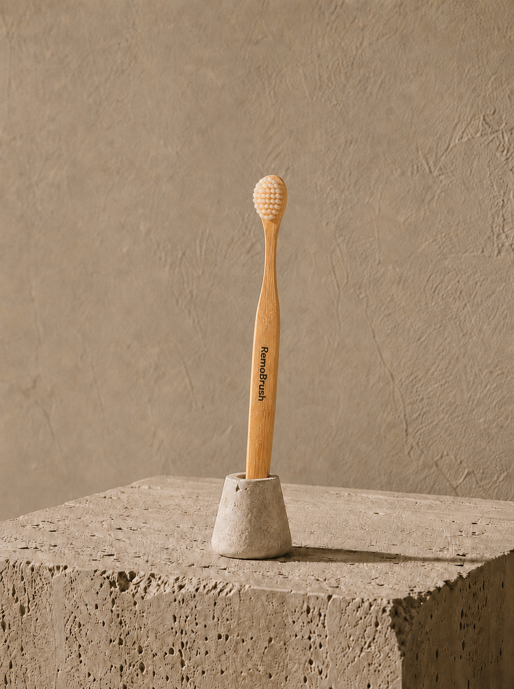 Remo Tongue Brush – Miswak Bristles Bamboo Tongue Cleaner