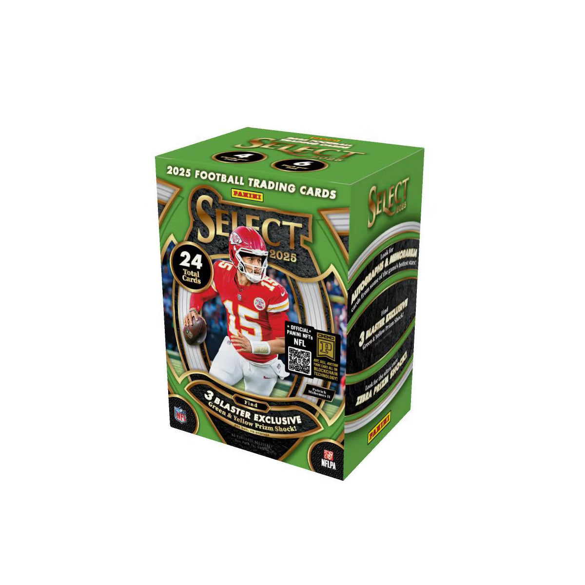 2025 Select Football Blaster Box (Green & Yellow Shock)