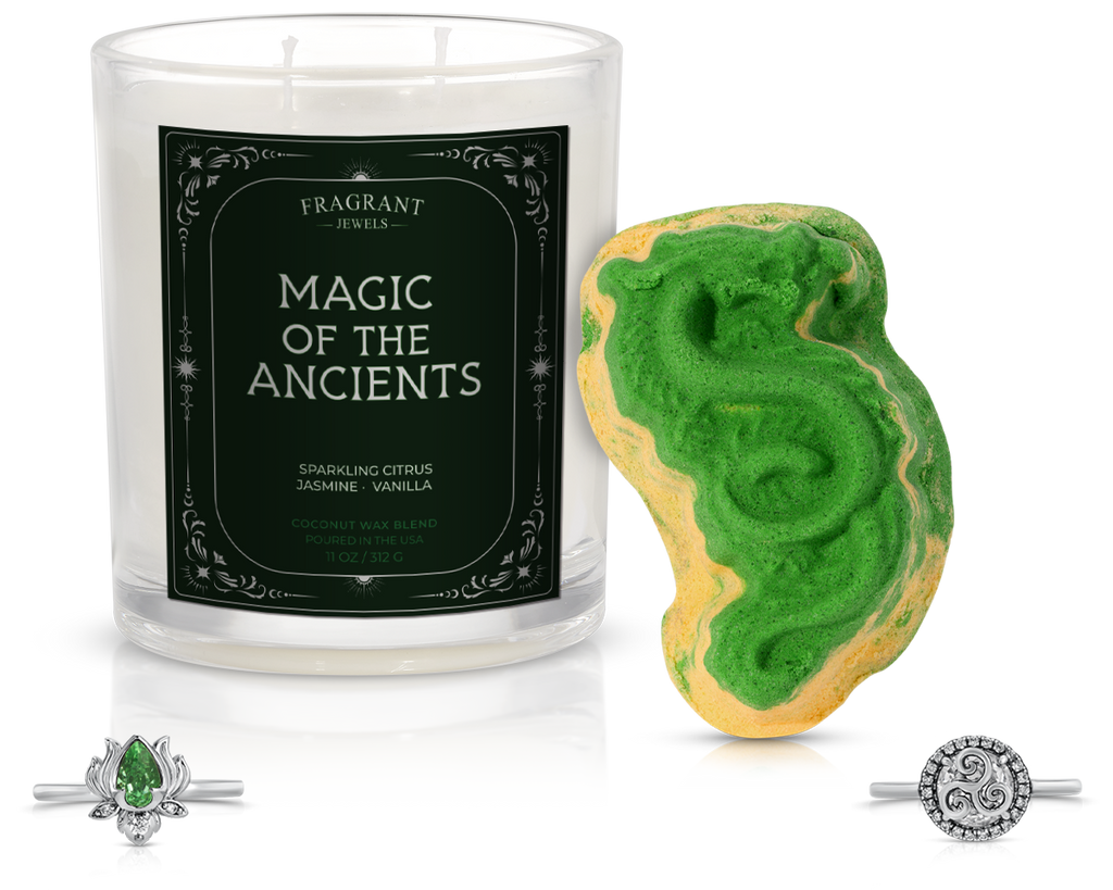Magic of the Ancients - Candle and Bath Bomb Set